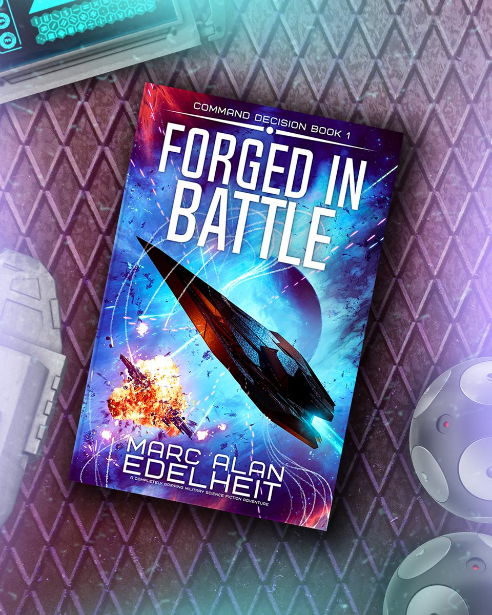 Second Sky Books (@secondskybooks) on Twitter photo Are you ready for your next #scifi obsession?
Packed with high-stakes space combat, breathtaking tension, and jaw-dropping twists, Forged in Battle by <a href="/MarcEdelheit/">Marc Alan Edelheit (Author)</a> is a military science fiction adventure you don’t want to miss!
Out July 25th: geni.us/B0D6SDMJX6cover Are you ready for your next #scifi obsession?
Packed with high-stakes space combat, breathtaking tension, and jaw-dropping twists, Forged in Battle by <a href="/MarcEdelheit/">Marc Alan Edelheit (Author)</a> is a military science fiction adventure you don’t want to miss!
Out July 25th: geni.us/B0D6SDMJX6cover