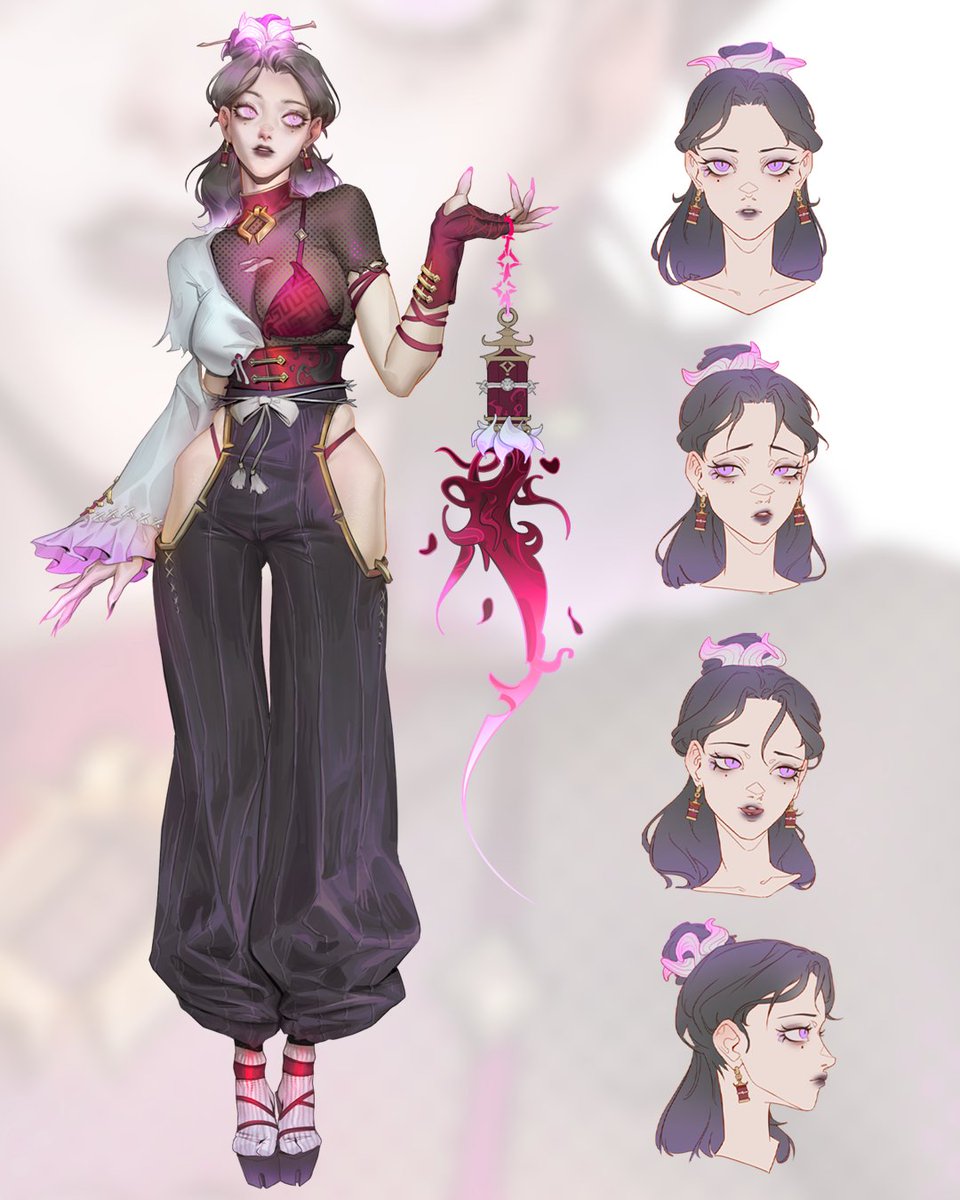 Full body concept of my oc Sang!