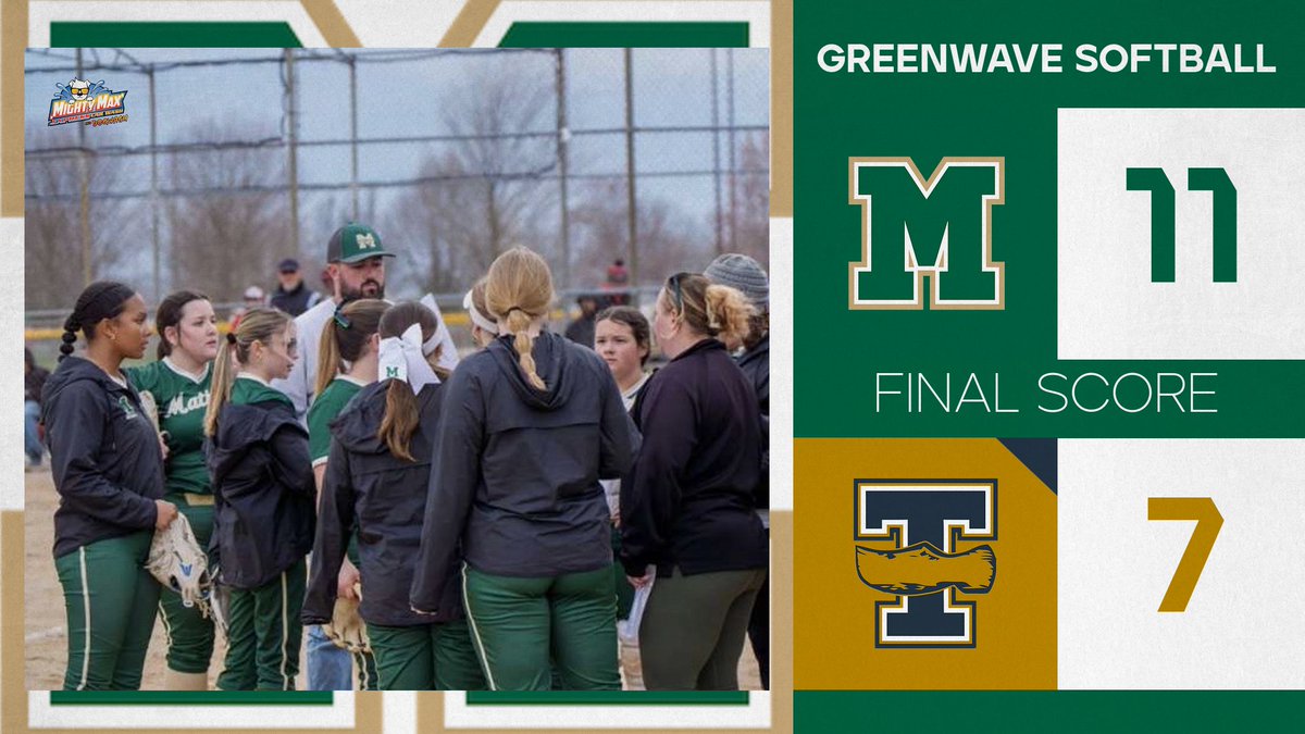 The Lady Greenwave softball team picked up a nice win over Teutopolis. Senior Night is this Thursday. Hope to see you at the complex. #HailGreenwave