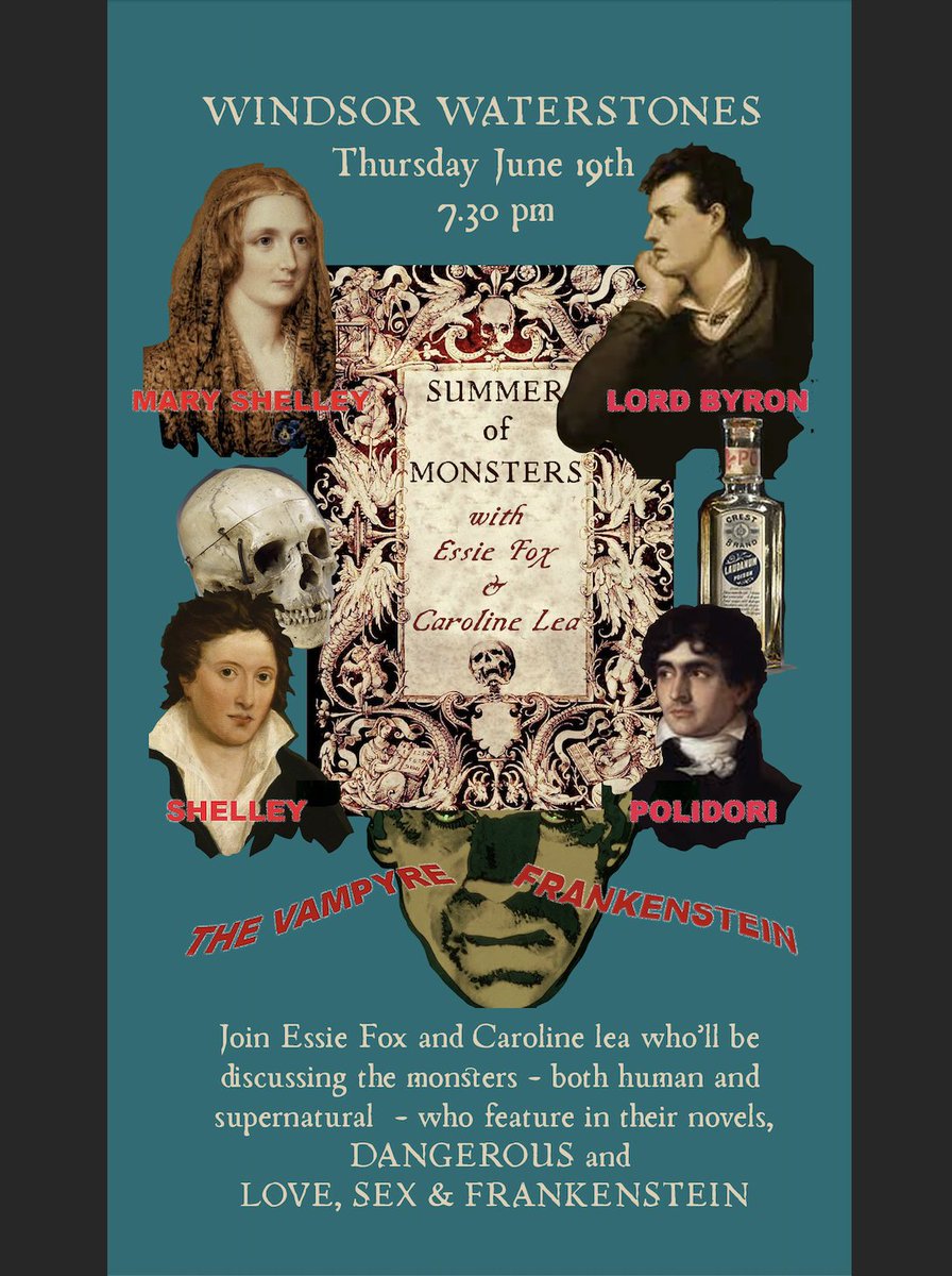 Essie Fox Author (@essiefox) on Twitter photo Join me and <a href="/CarolineleaLea/">📚💚Caroline Lea🧟♀️✍️</a> at Windsor Waterstones on June 19th when we'll be talking about the monsters (both human & supernatural) that have inspired our novels, Dangerous, and Love, Sex & Frankenstein. There will be decadent refreshments. waterstones.com/events/a-summe…
<a href="/OrendaBooks/">Karen Sullivan 🇺🇦🇨🇦🇬🇧</a> Join me and <a href="/CarolineleaLea/">📚💚Caroline Lea🧟♀️✍️</a> at Windsor Waterstones on June 19th when we'll be talking about the monsters (both human & supernatural) that have inspired our novels, Dangerous, and Love, Sex & Frankenstein. There will be decadent refreshments. waterstones.com/events/a-summe…
<a href="/OrendaBooks/">Karen Sullivan 🇺🇦🇨🇦🇬🇧</a>