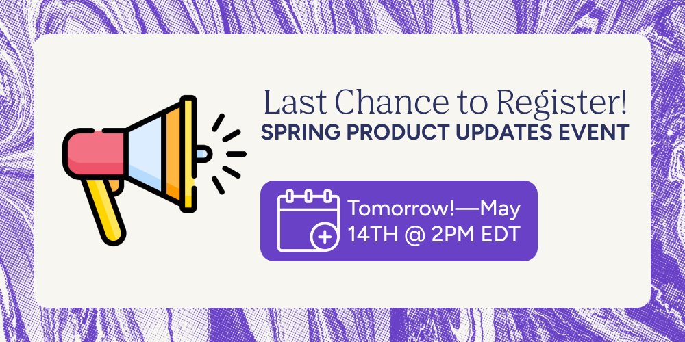 📣 Last chance to register!
Our Spring Product Updates Event is happening TOMORROW at 2 PM ET — don’t miss your sneak peek at new features across Risk Center, Retirement Maps, and Advisory Fees.

🚀 Be the first to see what’s new.
🧠 Walk away with smarter workflows.
📆 Save your
