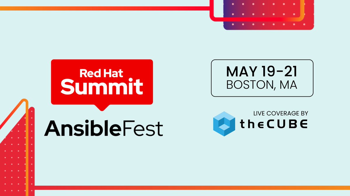 theCUBE's tweet image. AI is only part of the story – #RHSummit is where #HybridCloud, #NextGenOpenShift & #AutomationAtScale will take center stage🔧
📅 Join #theCUBE May 19–21 for real-time insights & exclusive coverage: siliconangle.com/2025/05/12/red…
@RedHat #AIinnovation