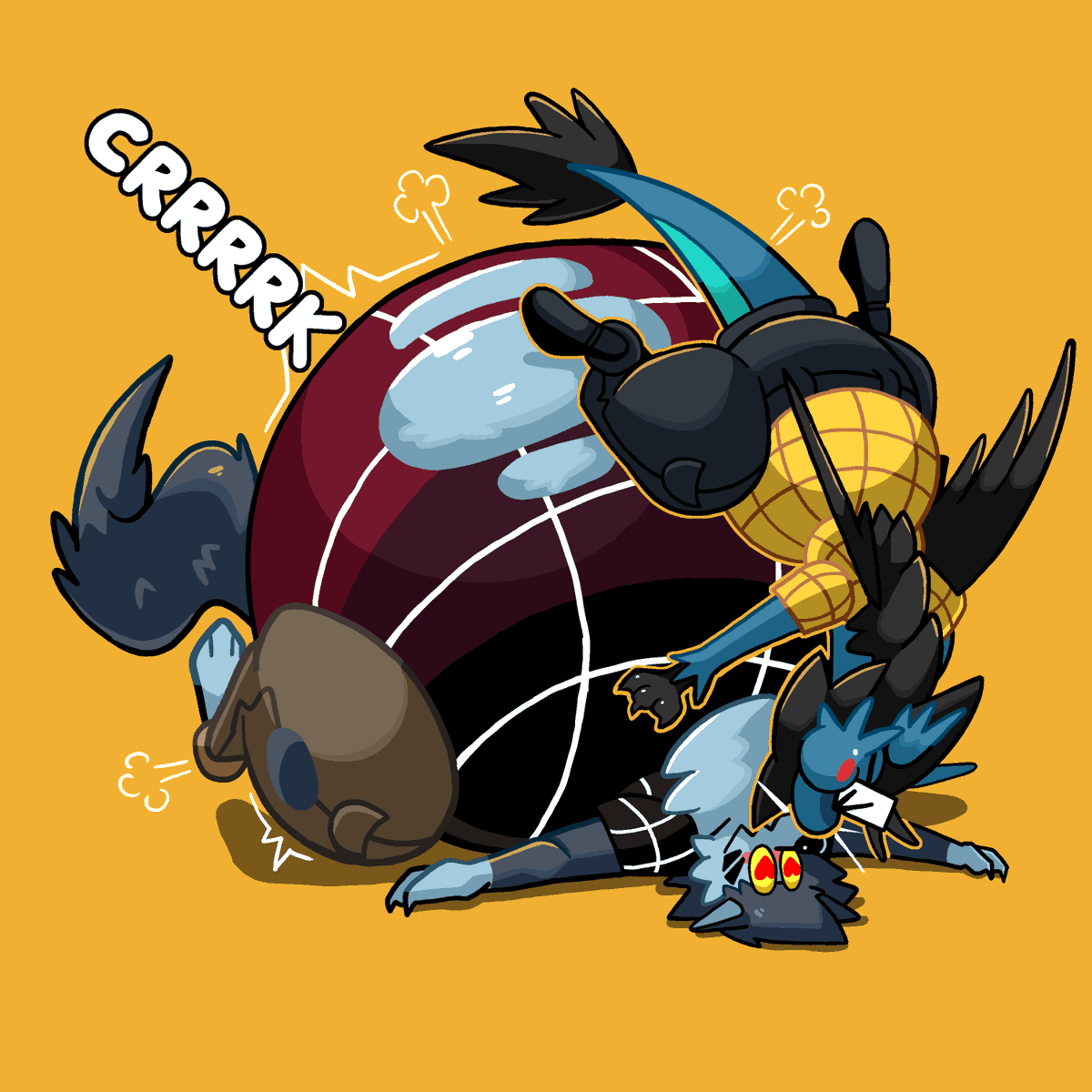 Wolf_Argentite's tweet photo. Just @PukupukuDragon  and I, two bros sharing a casual kiss. 
https://t.co/mPciuoxJjK https://t.co/fD8bUsXVHX