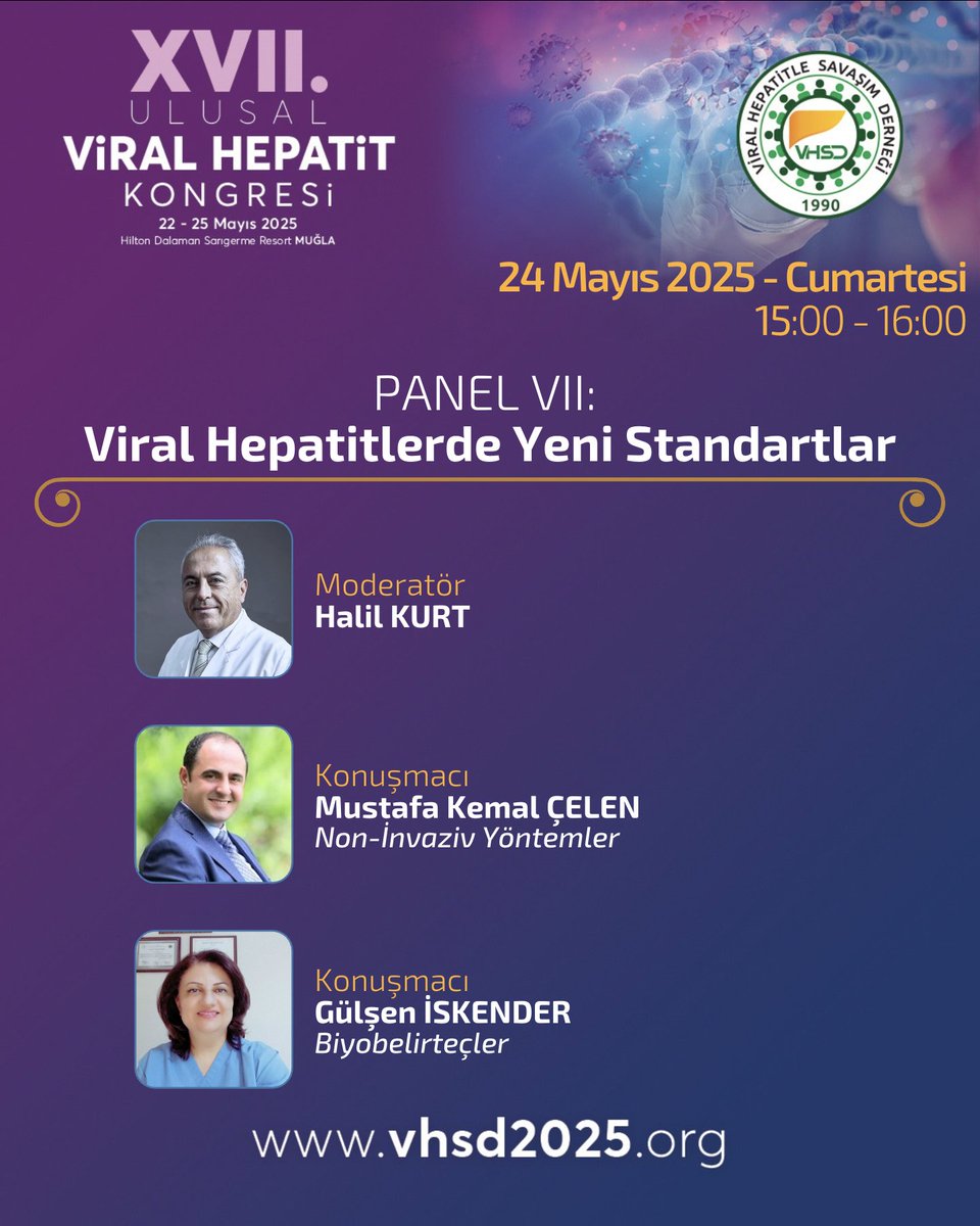 PANEL VII: Viral Hepatitlerde Yeni Standartlar
vhsd2025.org
