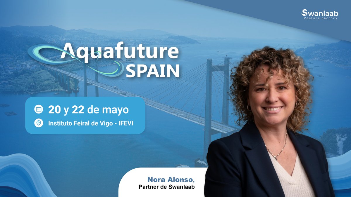 Del 20 al 22 de mayo estaremos en 🌊 Aquafuture Spain (Vigo) con 🧪 KOA Biotech, presentando su tecnología en acuicultura.
Desde Swanlaab apostamos por la innovación en producción primaria 🌱.

¡Nos vemos en IFEVI! 📍

 #AgTech #Swanlaab
