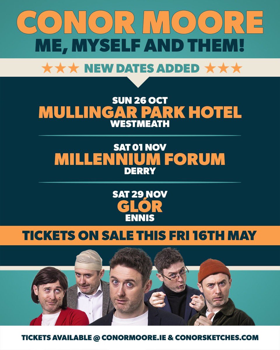 Conor Moore (@conorsketches) on Twitter photo The show is coming to Derry! <a href="/JoeBrolly1993/">Joe Brolly</a> homecoming! ๐ดโช๏ธ
Also dates added to Mullingar and Ennis ! Tickets for new shows available this Friday at 10am The show is coming to Derry! <a href="/JoeBrolly1993/">Joe Brolly</a> homecoming! ๐ดโช๏ธ
Also dates added to Mullingar and Ennis ! Tickets for new shows available this Friday at 10am