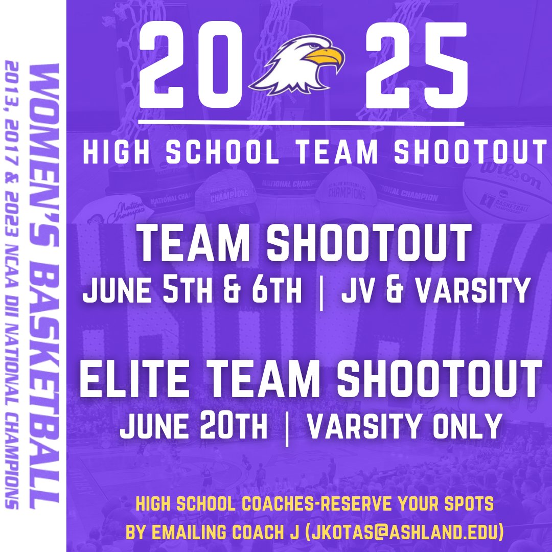 𝗛𝗜𝗚𝗛 𝗦𝗖𝗛𝗢𝗢𝗟 𝗖𝗢𝗔𝗖𝗛𝗘𝗦!!

We are looking for a few more teams to finalize our summer shootouts! Come compete against some great high school programs across the state of Ohio!

June 5th-2 teams
June 6th-1 team
June 20th-4 teams

#𝗚𝗢𝗘𝗔𝗚𝗦