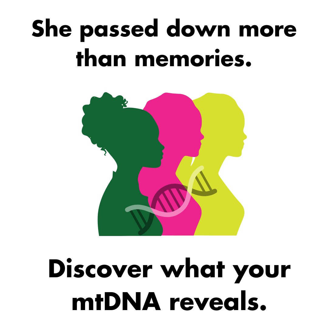 You carry her DNA. What does it say about your maternal line? 
Your mtDNA connects you to generations of women before you.

Enroll in our new mtDNA &amp; Genealogy Course by 5/14 &amp; you’ll be invited to an exclusive live Q&amp;A session next month! 

loom.ly/cOO523M