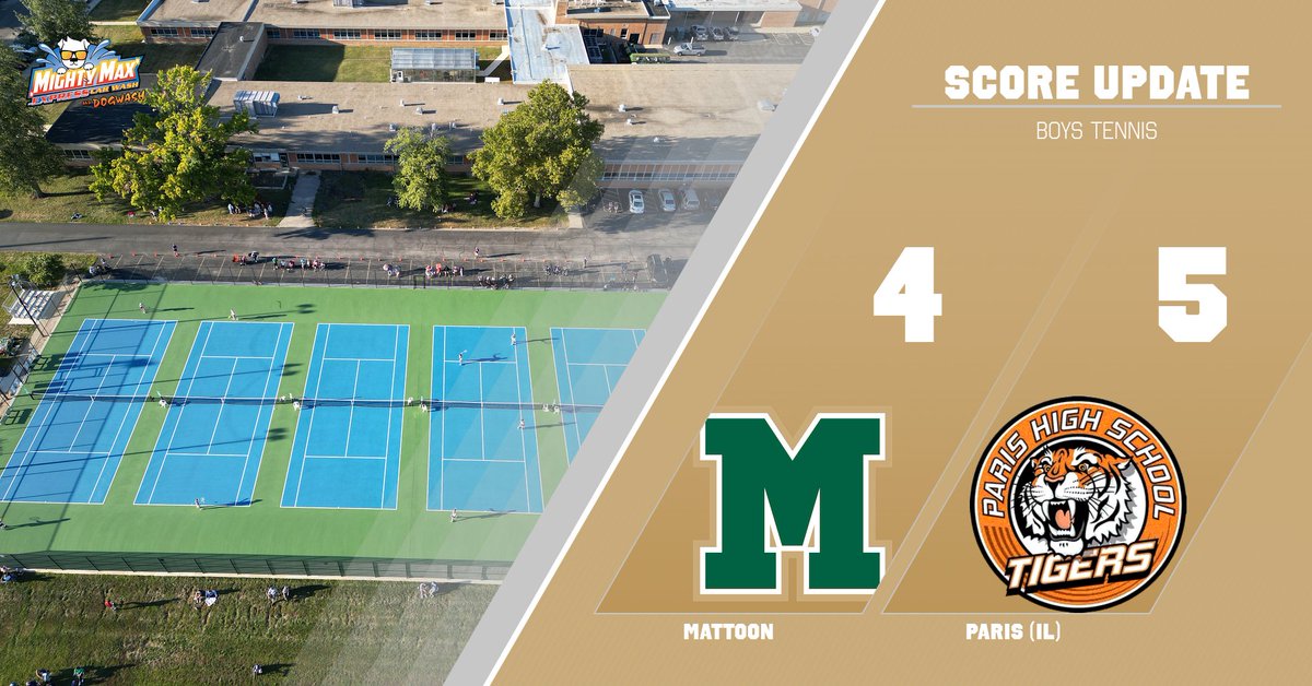 Tennis comes up just short. Next match Wednesday at home. #HailGreenwave