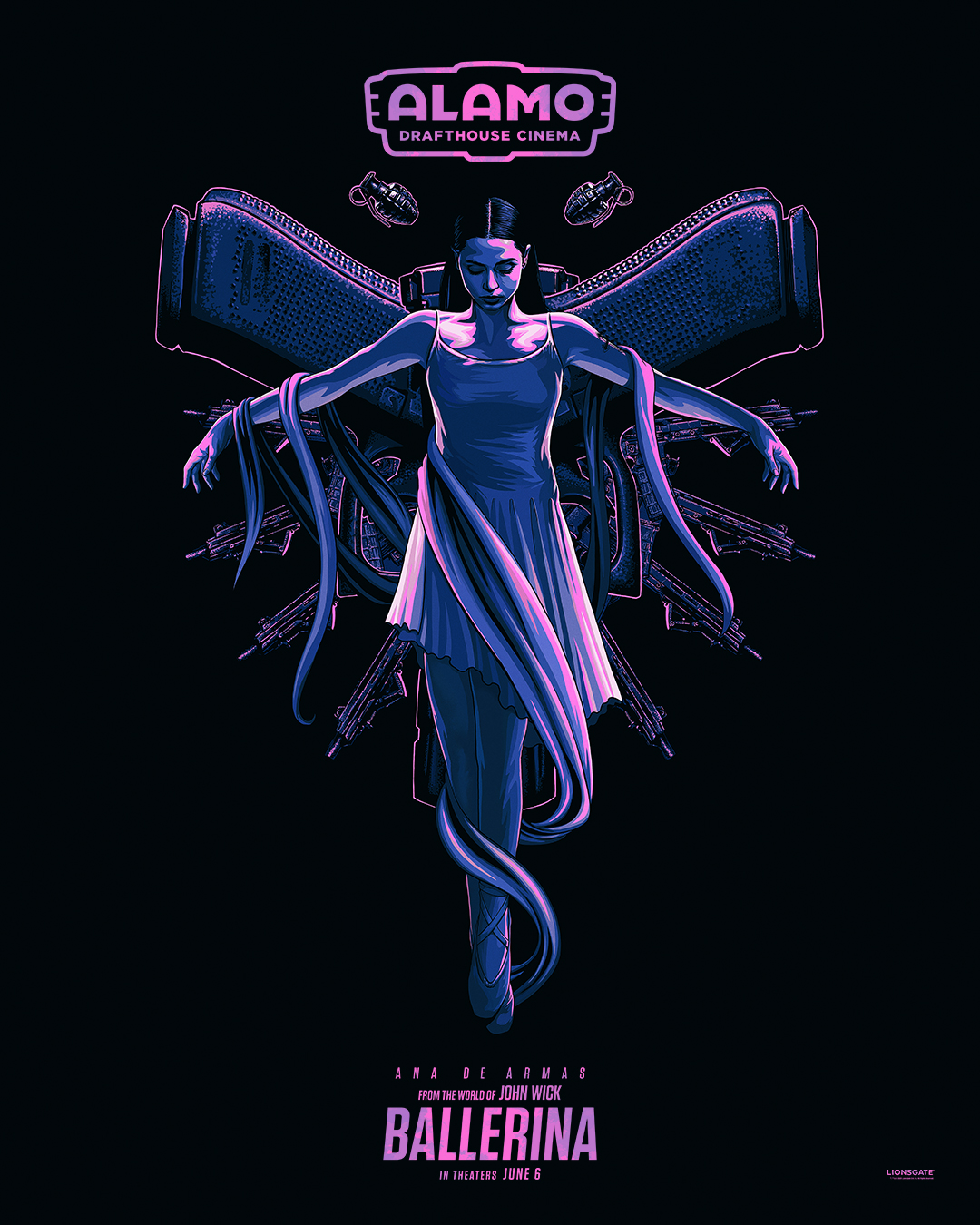 Ballerina Alamo Drafthouse poster 