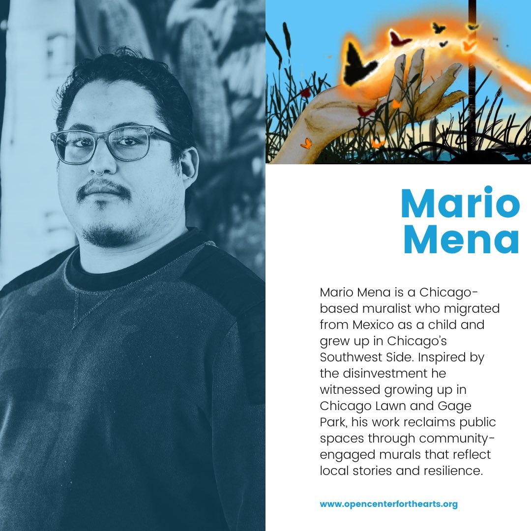 This mural is a reflection of resilience and transformation. 🎨 Meet Mario Mena—born in Mexico, raised in Gage Park—whose murals reclaim space and uplift community stories. ✨ Join us May 29 for the big reveal! 

RSVP @ forms.office.com/r/F9WzvE9sEU

#PODERHQ