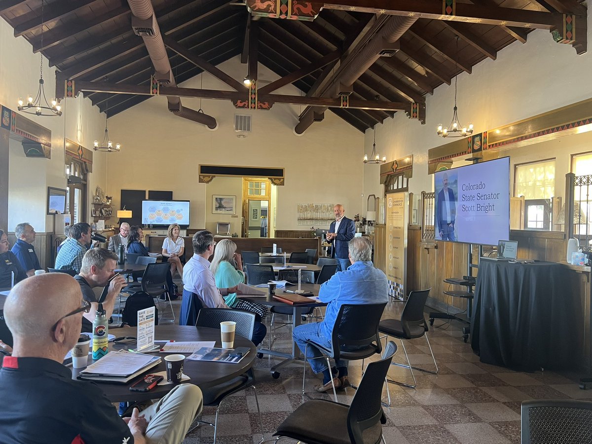 The best thing about off-session is visiting with people who care about our communities! Felt like old-home week at the Community Council on Education at the Greeley Chamber of Commerce! Greeley is doing such awesome work for kids and this core group has been a part of it from