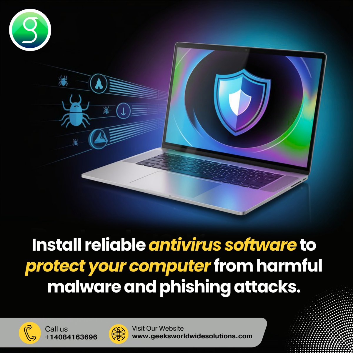 geek__solutions's tweet image. Install reliable antivirus software to protect your computer from harmful malware and phishing attacks. A small step today can save you from big cyber troubles tomorrow!
📞 Need help setting it up? Call us: +1 408-416-3696
#CyberSecurity #AntivirusProtection #OnlineSafety