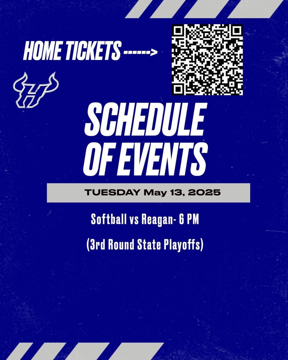 🥎🥎The bulls softball team is playing in the 3rd round of the NCHSAA playoffs today at home. First pitch is 6PM. Lets fill the stands!
Only state passes allowed.