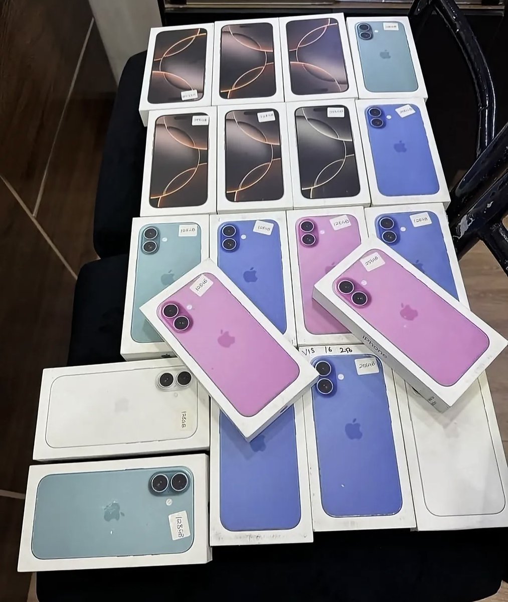 Brand new non active iPhone 16 series!!!
Comes with one year Apple warranty!!
Swaps fully accepted
DM/Call/Whatsapp:08036429146
Visit us:118 Aba road,by garrison fly over,Port Harcourt!
Nationwide delivery 🚚 
Free delivery within Port Harcourt 

#iphone16 
#ios19