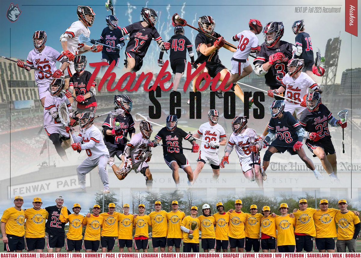 A huge thank you to our senior class and their families for all their contributions to our program these last 4 years!

🔴 2 CLC 🏆’s + 3 trips to Nationals
🔴 48-16 record (22-3 in CLC)
🔴 Countless logistical nightmares managed and hotel breakfasts eaten

Congrats boys! #TNR