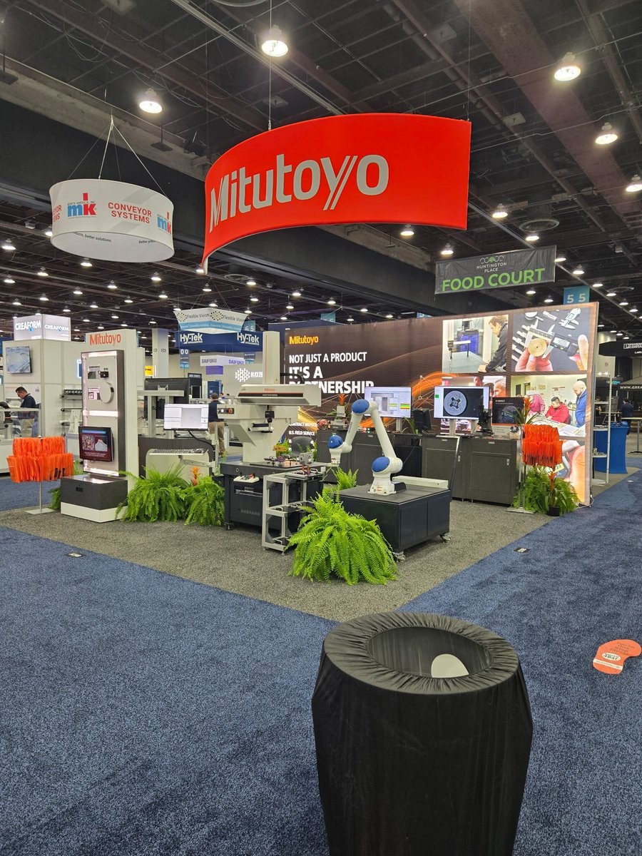 MitutoyoAmerica's tweet image. Built for the shop floor, this CMM is fast, accurate, and ready to handle whatever you throw at it.

See it in action at Booth #5218 in Detroit—now through May 15.
#Automate2025 #Mitutoyo #MiSTAR555 #CMM #Metrology #SmartManufacturing