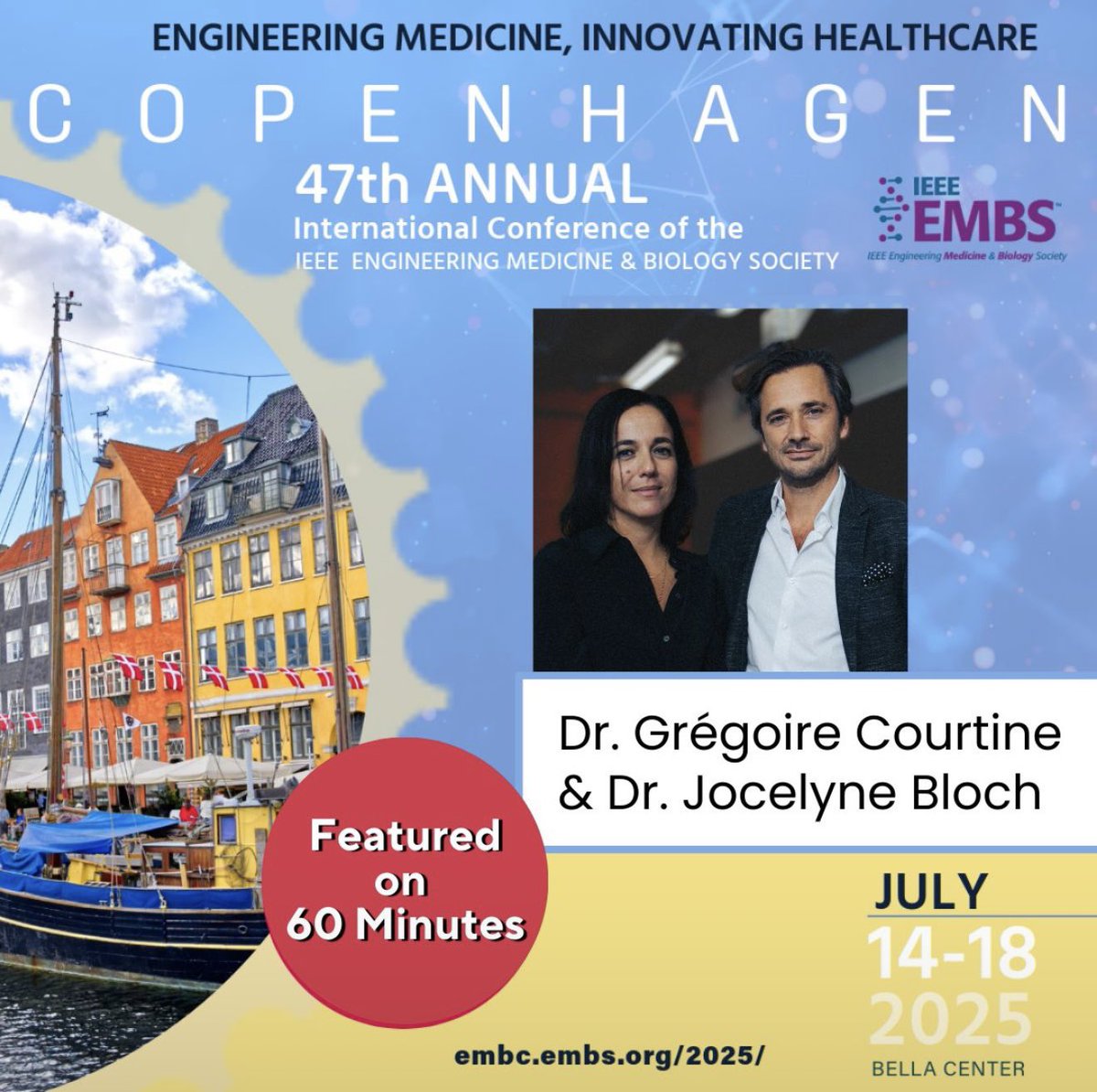 Join us in Copenhagen this summer for a fantastic conference! 

@ieeeembs @ieeeorg @nans_ion 
#neurotech #neurotechnology #neuromodulation #neuralengineering #ieeeembs #bci #neurosurgery #nsgy #neurotwitter #biomedical #neuroscience #embc2025