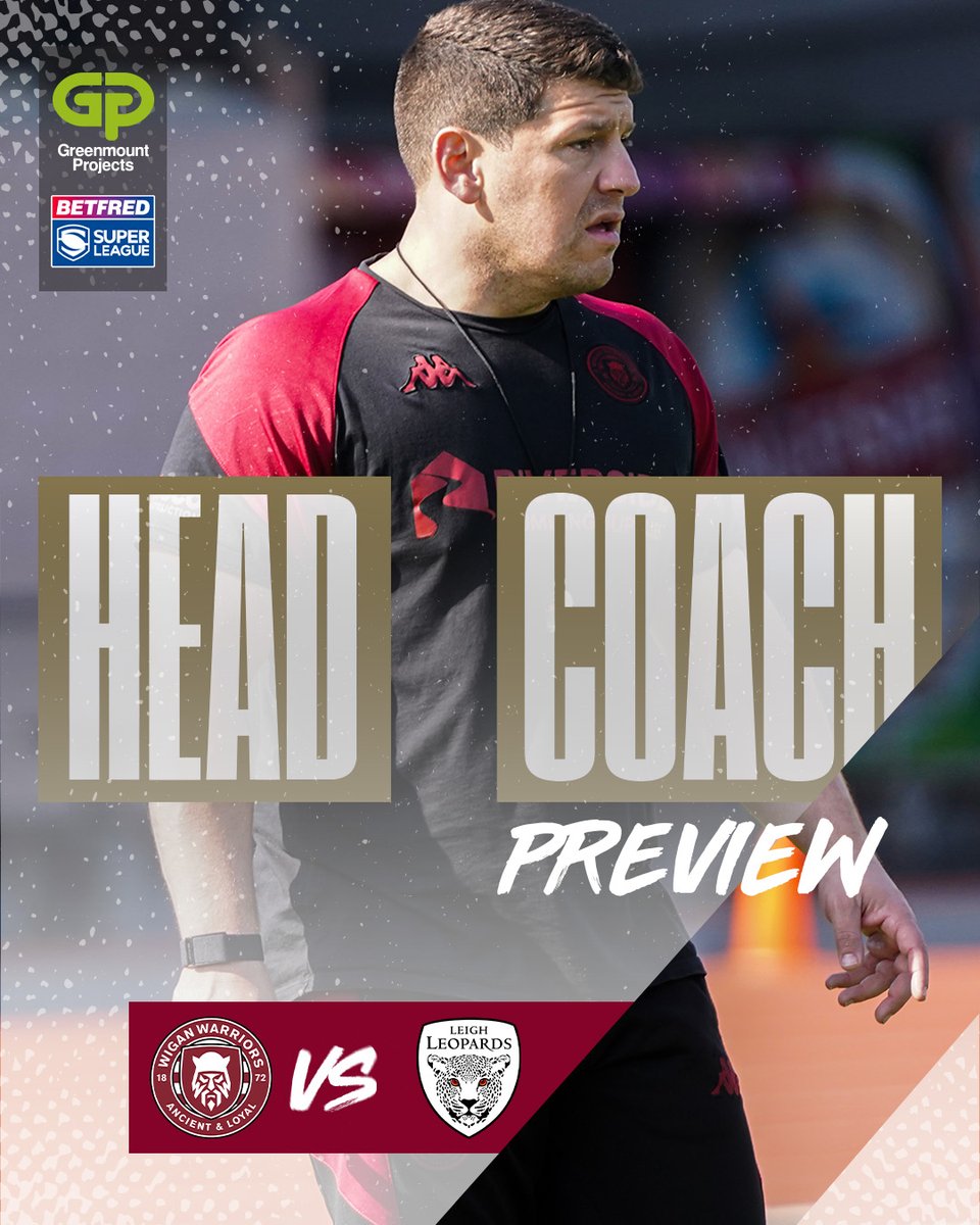 Wigan Warriors 🍒⚪️ (@wiganwarriorsrl) on Twitter photo 🗣 Matt Peet has spoken to the press ahead of Friday night's clash against Leigh Leopards at The Brick Community Stadium.
🤝 Delivered by <a href="/GreenmountProj1/">Greenmount Projects</a>.
#WWRL #SLWIGLEI 🗣 Matt Peet has spoken to the press ahead of Friday night's clash against Leigh Leopards at The Brick Community Stadium.
🤝 Delivered by <a href="/GreenmountProj1/">Greenmount Projects</a>.
#WWRL #SLWIGLEI