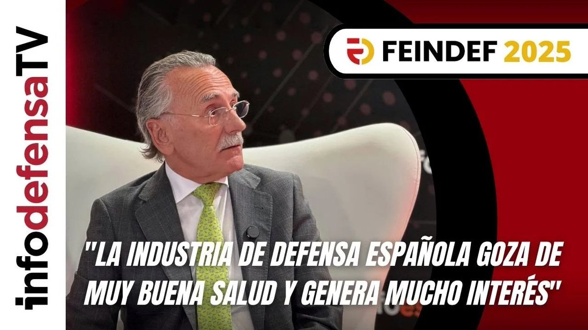 Infodefensa (@infodefensa) on Twitter photo 🔴#FEINDEF25 | Luis Furnells (<a href="/grupo_oesia/">grupo_oesia</a>):"La #industria de #Defensa española goza de muy buena salud y genera mucho interés" ▶️ ¡Dale al play! 👉🏼 youtube.com/watch?v=1JWuk7… 🛡️ 🔴#FEINDEF25 | Luis Furnells (<a href="/grupo_oesia/">grupo_oesia</a>):"La #industria de #Defensa española goza de muy buena salud y genera mucho interés" ▶️ ¡Dale al play! 👉🏼 youtube.com/watch?v=1JWuk7… 🛡️