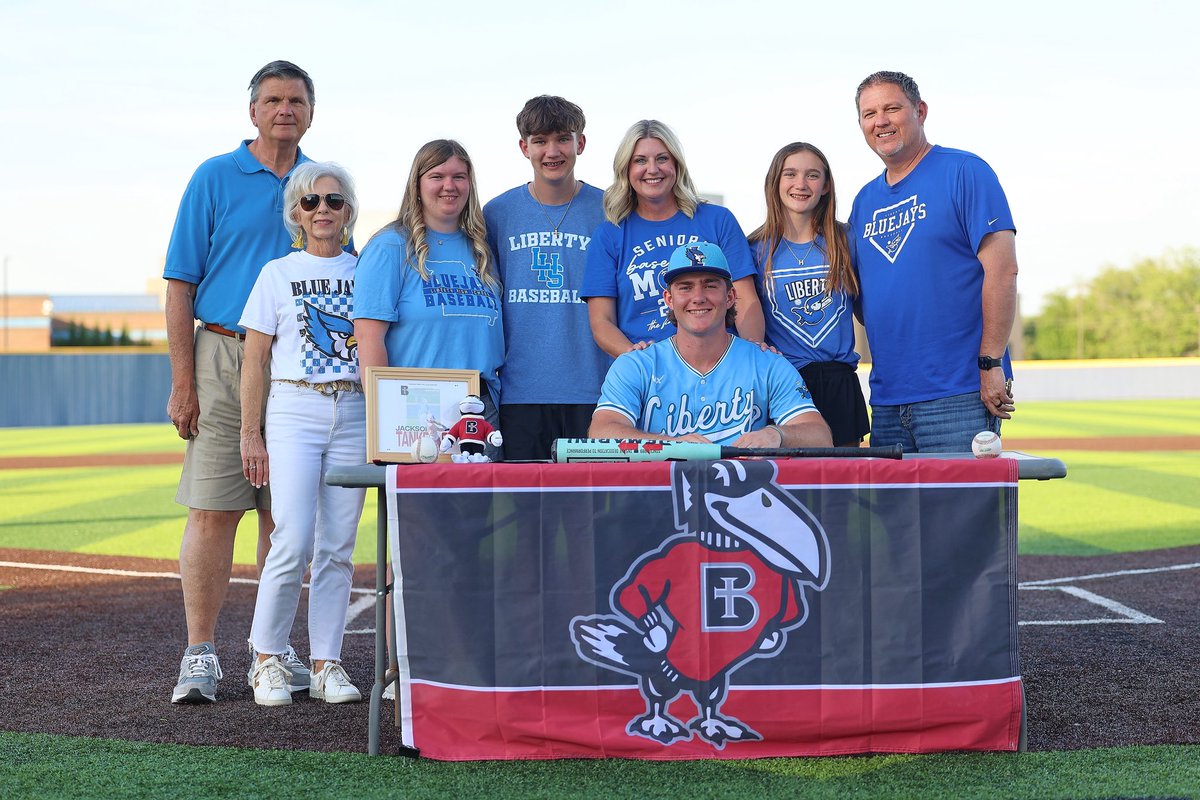 Congrats to Jackson Tankesley (1B), parents Brandon and Courtney, headed to Benedictine College to play Baseball ⚾️ 🎓👏 Academic All Stater! Go Get it Tank ✈️ 💪