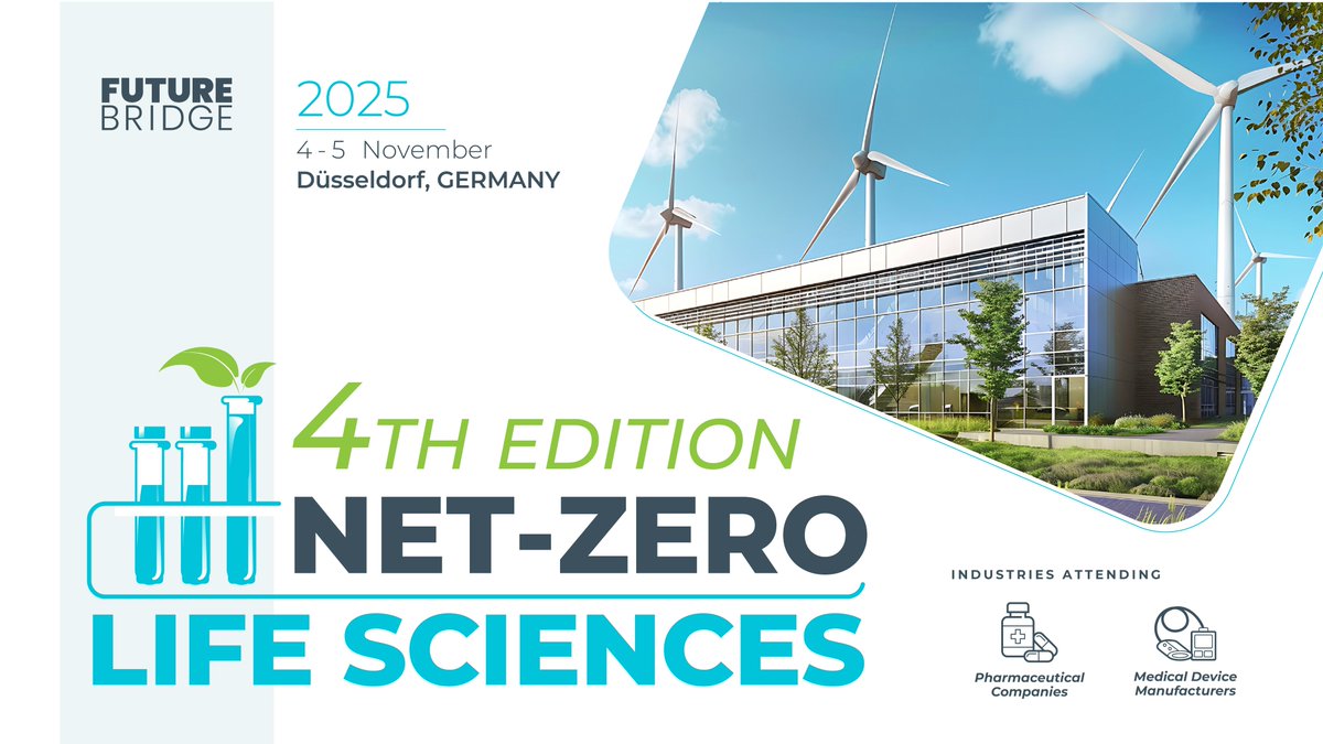 Can pharma go net-zero and stay efficient?

At #NetZeroPharma, leaders in sustainability, tech &amp; regulation unite to shape greener manufacturing.

📍 Nov 4–5 | Düsseldorf
🔍 Energy efficiency | Circularity | Climate resilience
🔗 netzero-events.com/4th-annual-net…
#GreenPharma #LifeSciences