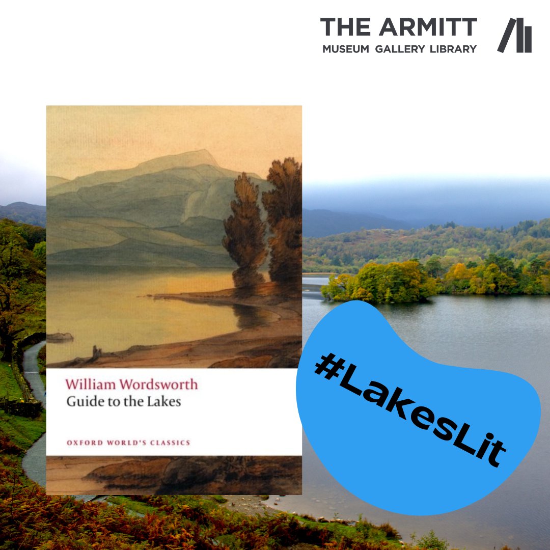 Wordsworth's Guide to the Lakes is our #lakeslit book of the month.
The book gives a first-hand account of Wordsworth's feelings about the unique countryside that was the source of his inspiration.