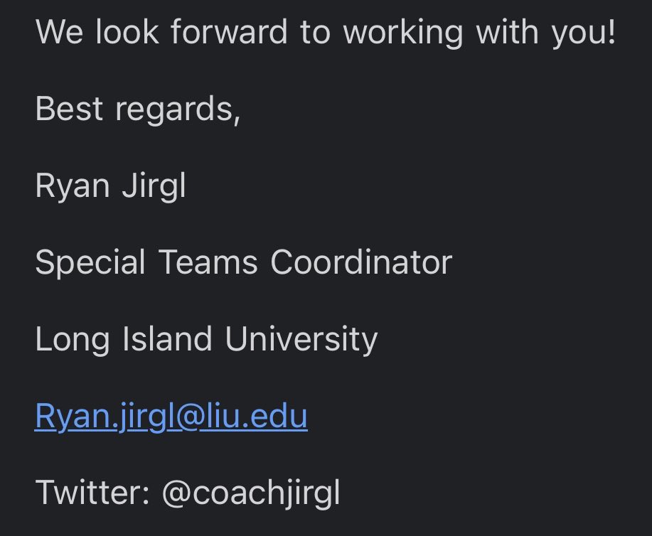 Thanks for the invite <a href="/CoachJirgl/">Ryan Jirgl</a> 🙏🙏