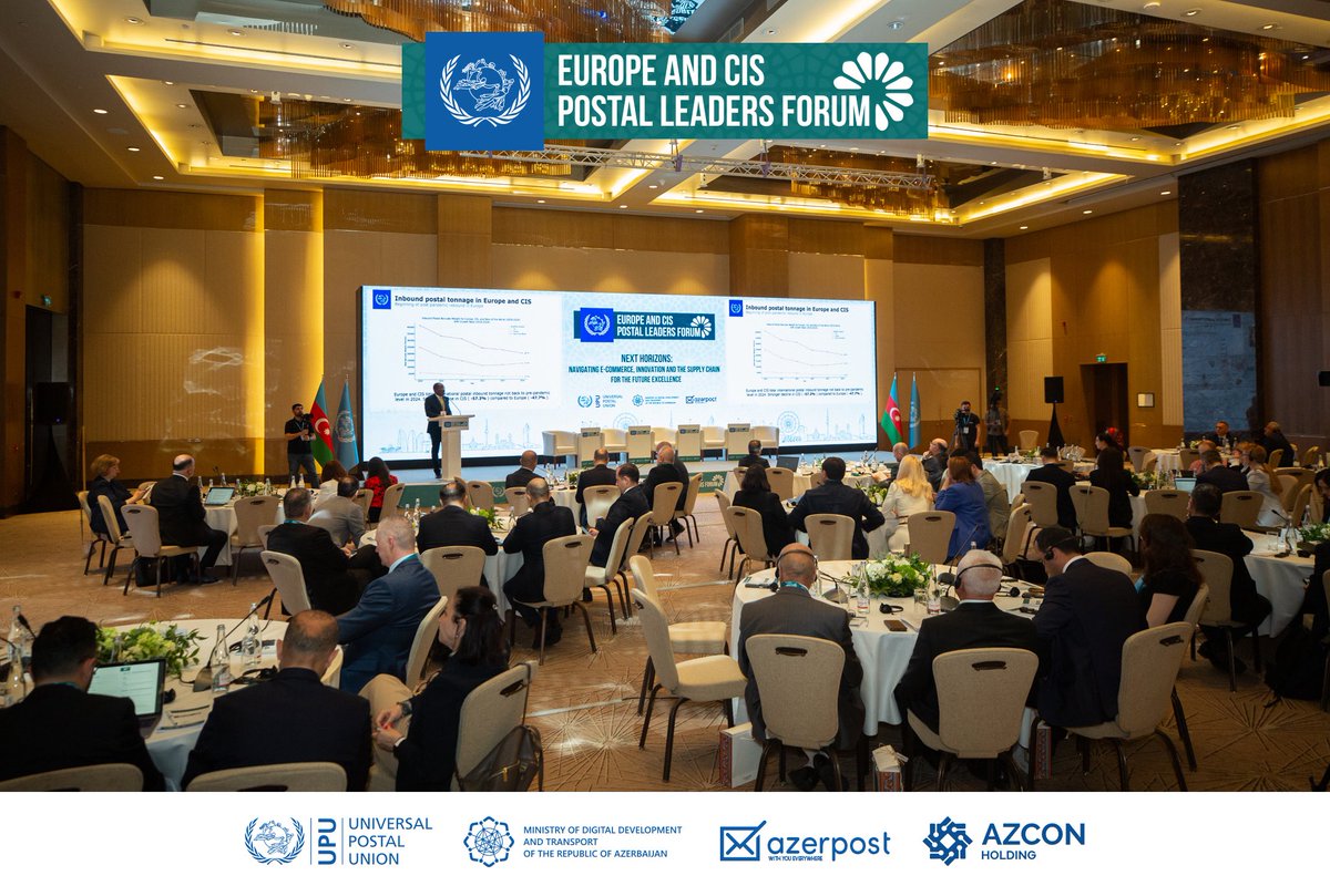 azerpost_az's tweet photo. Bakıda keçirilən “Poçt Liderləri Forumu” bu gündən öz işinə başlayıb

Daha ətraflı: https://t.co/OAVOczbaWN

🌐 https://t.co/4OqXhKT0HD
📧 office@azerpost.az
📞 169

 #UPU #AZERPOST #POSTALLEADERSFORUM https://t.co/GhJ0Pot01Z