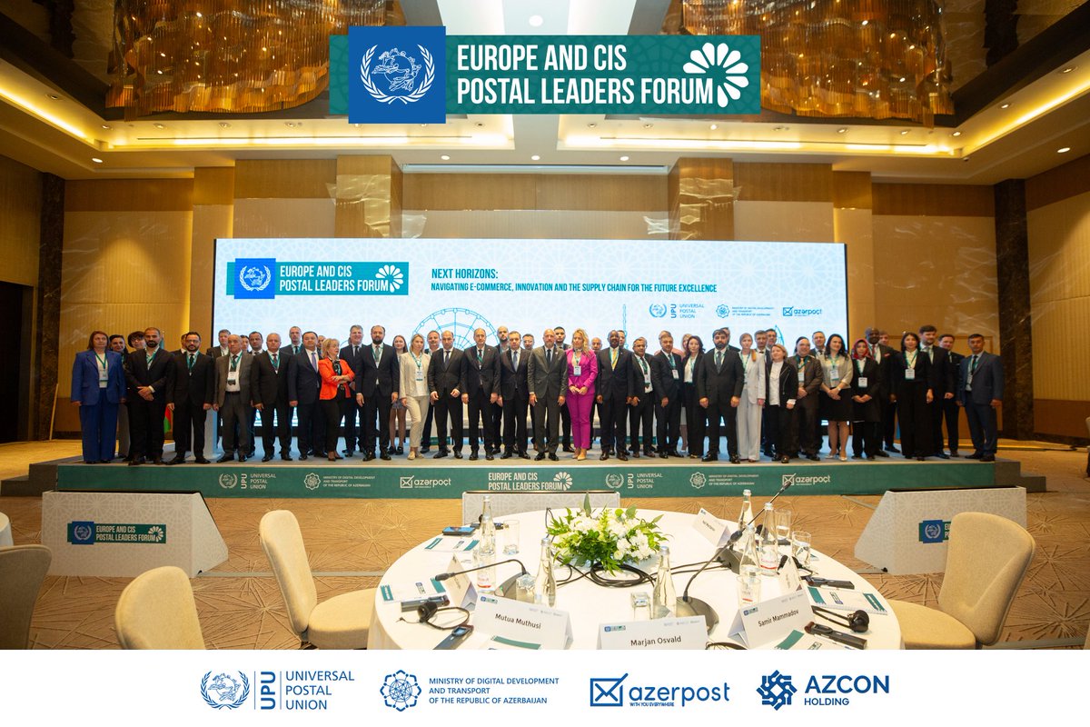 azerpost_az's tweet photo. Bakıda keçirilən “Poçt Liderləri Forumu” bu gündən öz işinə başlayıb

Daha ətraflı: https://t.co/OAVOczbaWN

🌐 https://t.co/4OqXhKT0HD
📧 office@azerpost.az
📞 169

 #UPU #AZERPOST #POSTALLEADERSFORUM https://t.co/GhJ0Pot01Z