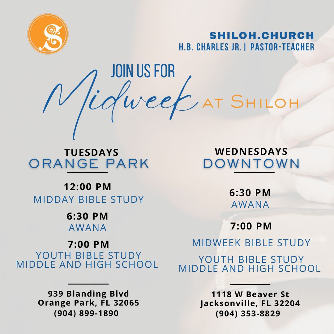 Join us as we continue our Bible Study Series, The Fruit of the Spirit | Cultivating Christlikeness. 

Tuesdays in Orange Park at 12:00 PM and Wednesdays in Downtown at 7:00PM.