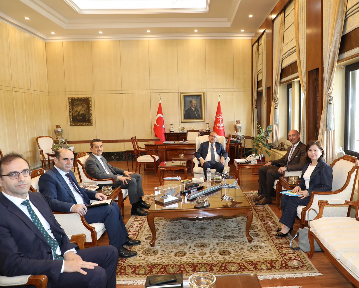 Mr. Paolo Marchi, UNICEF Türkiye Country Office Representative, paid a visit to Mr. Metin Yener, President of the TCA, on 13.05.2025.