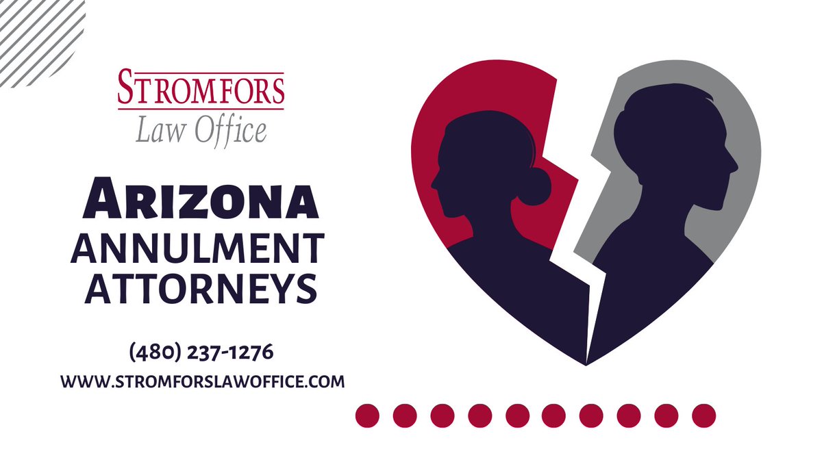 Considering an annulment? 💔 Talk to a Chandler annulment attorney at Stromfors Law Office to see if you qualify. Call (480) 237-1276 today or visit 👉 stromforslawoffice.com/practice-areas….
#Annulment #FamilyLaw #ChandlerAZ #ArizonaLawyer