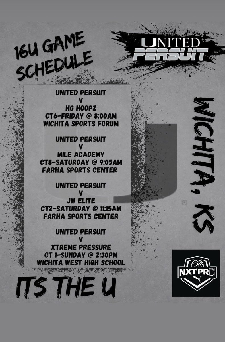 Elijah Brooks (@elibrooks07) on Twitter photo This weekends schedule… let’s go United💪🏾🏀
<a href="/PersuitUnited/">United Persuit</a> <a href="/iam_TOntario/">Tarioo</a> <a href="/NxtProHoops/">NXTPRO Hoops</a> <a href="/PRO16League/">PRO16/NXTPRO League</a> This weekends schedule… let’s go United💪🏾🏀
<a href="/PersuitUnited/">United Persuit</a> <a href="/iam_TOntario/">Tarioo</a> <a href="/NxtProHoops/">NXTPRO Hoops</a> <a href="/PRO16League/">PRO16/NXTPRO League</a>