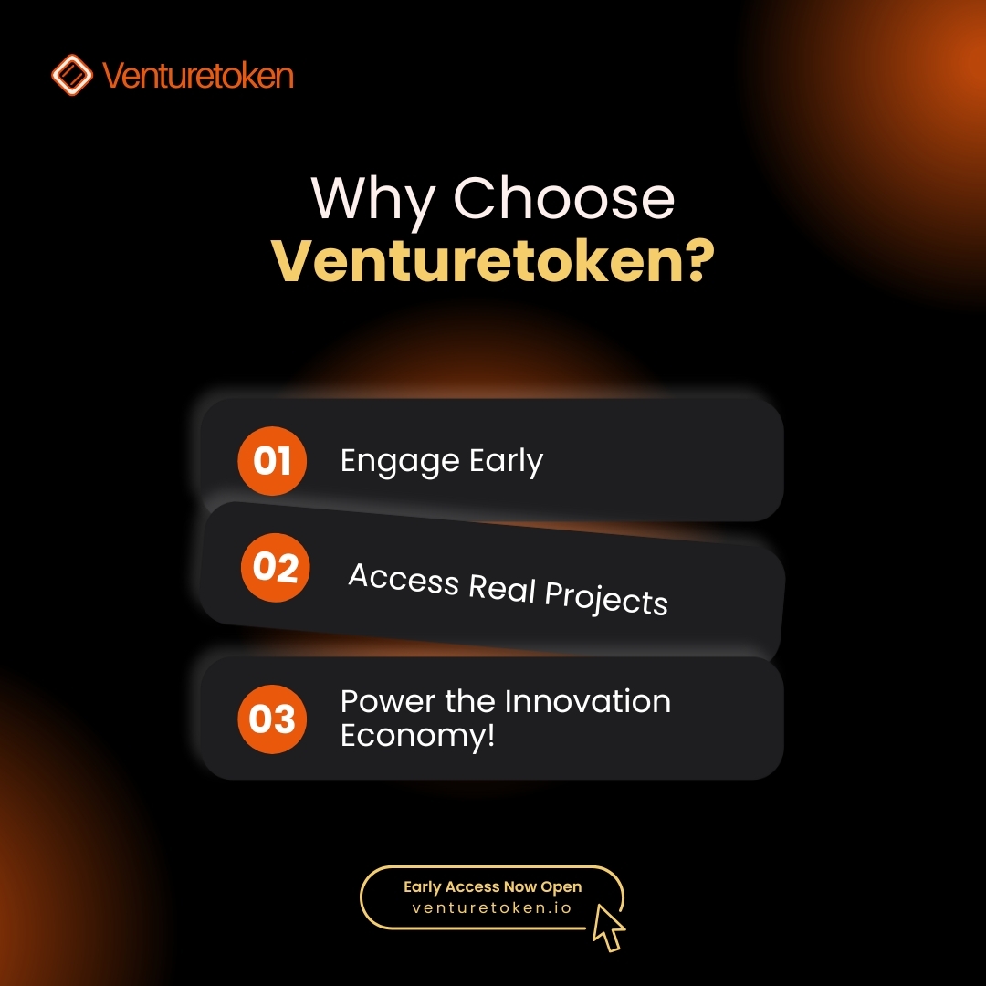 Venturetoken_'s tweet image. The future doesn't wait — and neither should you. ⏳

Join the movement that's reshaping how we engage with real innovation.

👉 Early access at venturetoken.io  

#VentureToken #EarlyAccess #Web3Investing #InnovationEconomy #FutureOfFinance