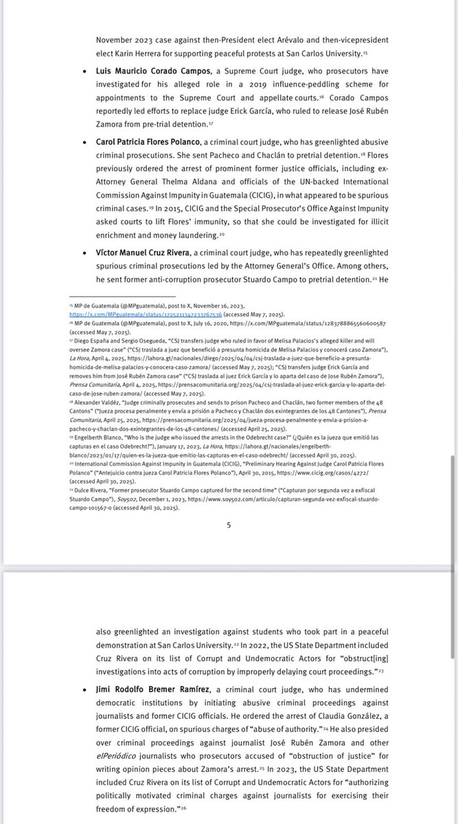 #Ahora Piden restringir ingreso a Europa de funcionarios guatemaltecos 

<a href="/hrw/">Human Rights Watch</a> urge a la Unión Europea a ampliar sanciones contra quienes socavan la democracia en Guatemala.

Denuncia criminalización de autoridades indígenas, periodistas y fiscales independientes. Entre los