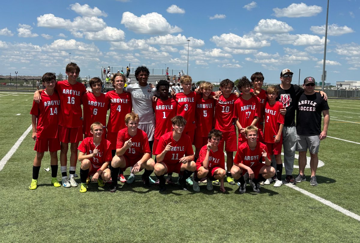Argyle Eagles Boys Soccer (@argyleboys) on Twitter photo The middle school A team are District Champions for the second year in a row! The boys went 6-0 in zone play with shutouts in every playoff round on the way to the championship! They finished the season 9-0 scoring 46 goals and only allowing TWO! <a href="/AMSAthleticsTX/">Argyle Middle School Athletics</a> <a href="/ArgyleMiddleTX/">AISD Middle School</a> The middle school A team are District Champions for the second year in a row! The boys went 6-0 in zone play with shutouts in every playoff round on the way to the championship! They finished the season 9-0 scoring 46 goals and only allowing TWO! <a href="/AMSAthleticsTX/">Argyle Middle School Athletics</a> <a href="/ArgyleMiddleTX/">AISD Middle School</a>