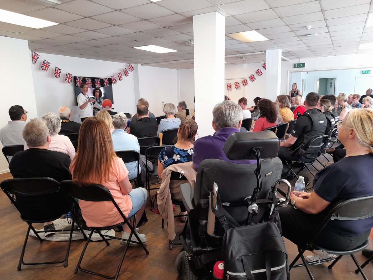 DIsabilityNW's tweet image. And we're open!!
We've just heard for a variety of fabulous speakers and members, sharing the impact DENW has had over the last 28 years.
The ribbon was cut by the most important people... the disabled people in the room 💜
Say hello to the new Community Hub!