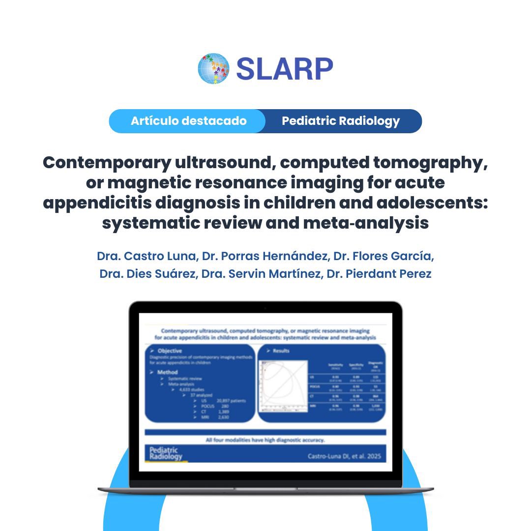SLARP | Radiología Pediátrica (@slarpok) on Twitter photo Los invitamos a leer el artículo destacado recientemente publicado en la revista <a href="/PedRadJournal/">Pediatric Radiology</a> , escrito por la doctora Pilar Dies Suárez, miembro de la #SLARP entre otros.
👉🏼 slarp.net/contemporary-u… Los invitamos a leer el artículo destacado recientemente publicado en la revista <a href="/PedRadJournal/">Pediatric Radiology</a> , escrito por la doctora Pilar Dies Suárez, miembro de la #SLARP entre otros.
👉🏼 slarp.net/contemporary-u…