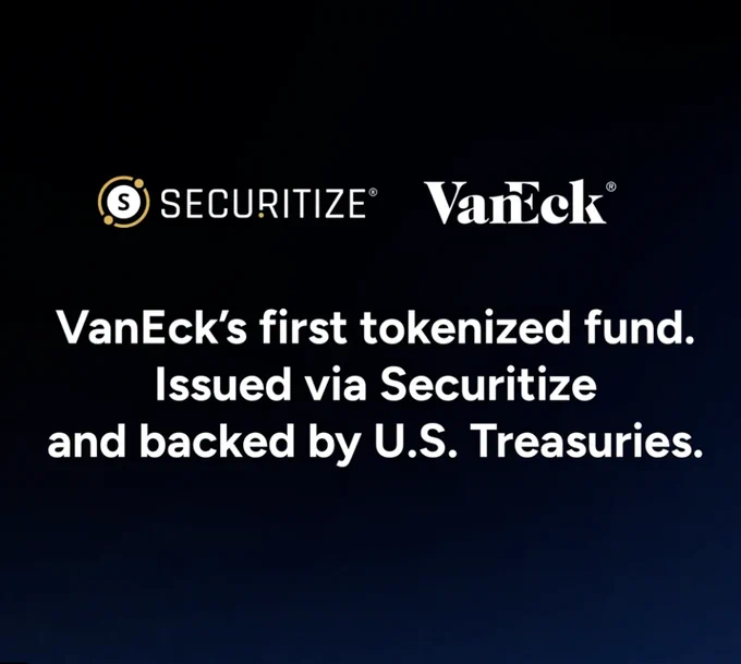 🚨 BREAKING: VanEck lancia il suo primo fondo di Treasury USA tokenizzato: $VBILL disponibile su SOL, ETH, BNB e AVAX!