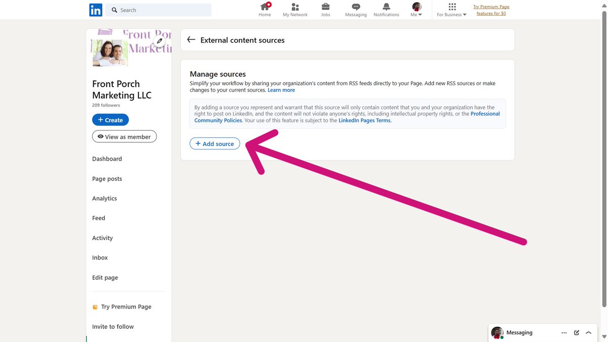 fpmktg's tweet image. #TuesdayTips 🚨 BREAKING: LinkedIn’s new feature lets you be lazy and productive! 💼💻

Connect your RSS feed to auto-draft posts for blogs, YouTube, or podcasts. Sit back, relax, and let LinkedIn handle the content hustle for you. 🙌

#LinkedInHacks #ContentAutomation