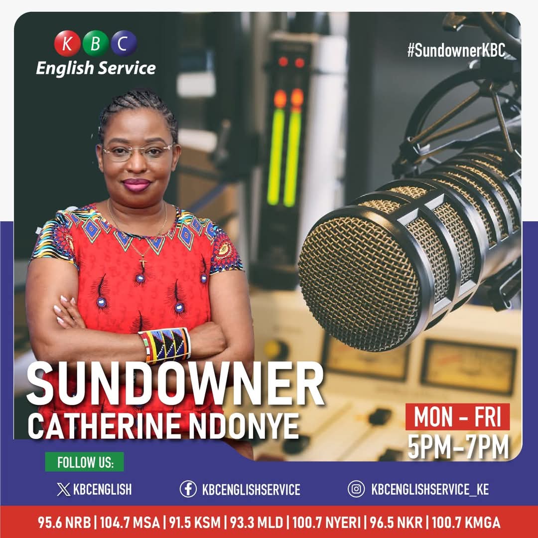 KBC English Service (@kbcenglish) on Twitter photo #SundownerKBC Tuesday Loading......!
With <a href="/CatherineNdonye/">Catherine Ndonye HSC</a> Hsc
LIVE: kbc.co.ke/radio/ #SundownerKBC Tuesday Loading......!
With <a href="/CatherineNdonye/">Catherine Ndonye HSC</a> Hsc
LIVE: kbc.co.ke/radio/