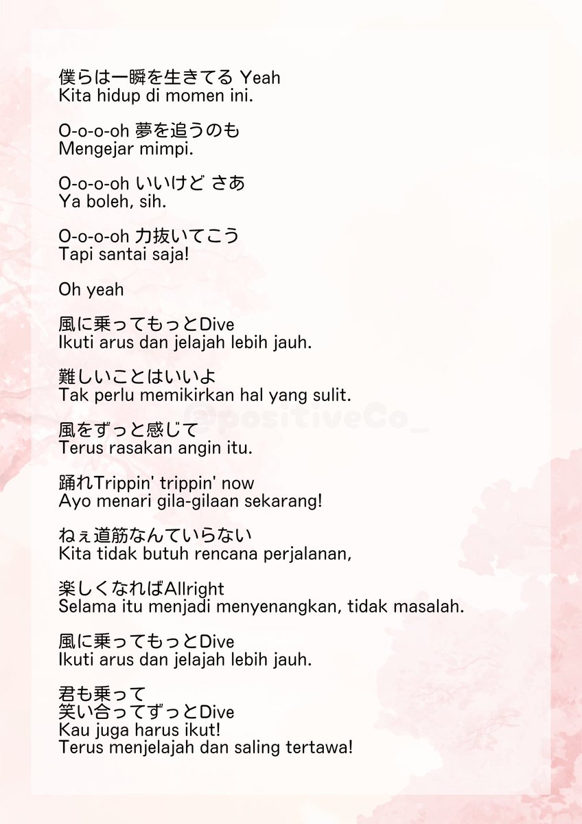 PositiveCo_'s tweet photo. 𝐊𝐈𝐌𝐈 𝐓𝐎 𝐊𝐀𝐙𝐄 𝐓𝐎

#TerjemahPositif
#LirikPositif
(2) https://t.co/1PsaE9a8yd