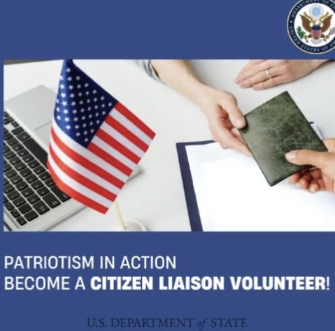Americans in the #EasternCape:  Join our Citizen Liaison Volunteer team to support 🇺🇸 citizens in your community!
Learn more and register in-person here:
May 13, 2–3pm: Drostdy Hotel, Graaff-Reinet
May 14, 3–5pm: Boardwalk Hotel, Gqeberha