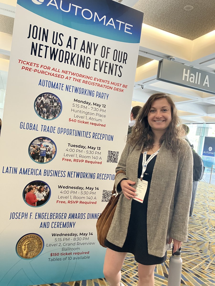 Automate2025 in Detroit is such a fascinating event!Industrial robotics is a rare field, where generative AI works really well. The humanoid robot, who chases you for a handshake, simply stole the show :-)
youtu.be/lqM_S9oNSu4 
#robotics #AI #Automate2025