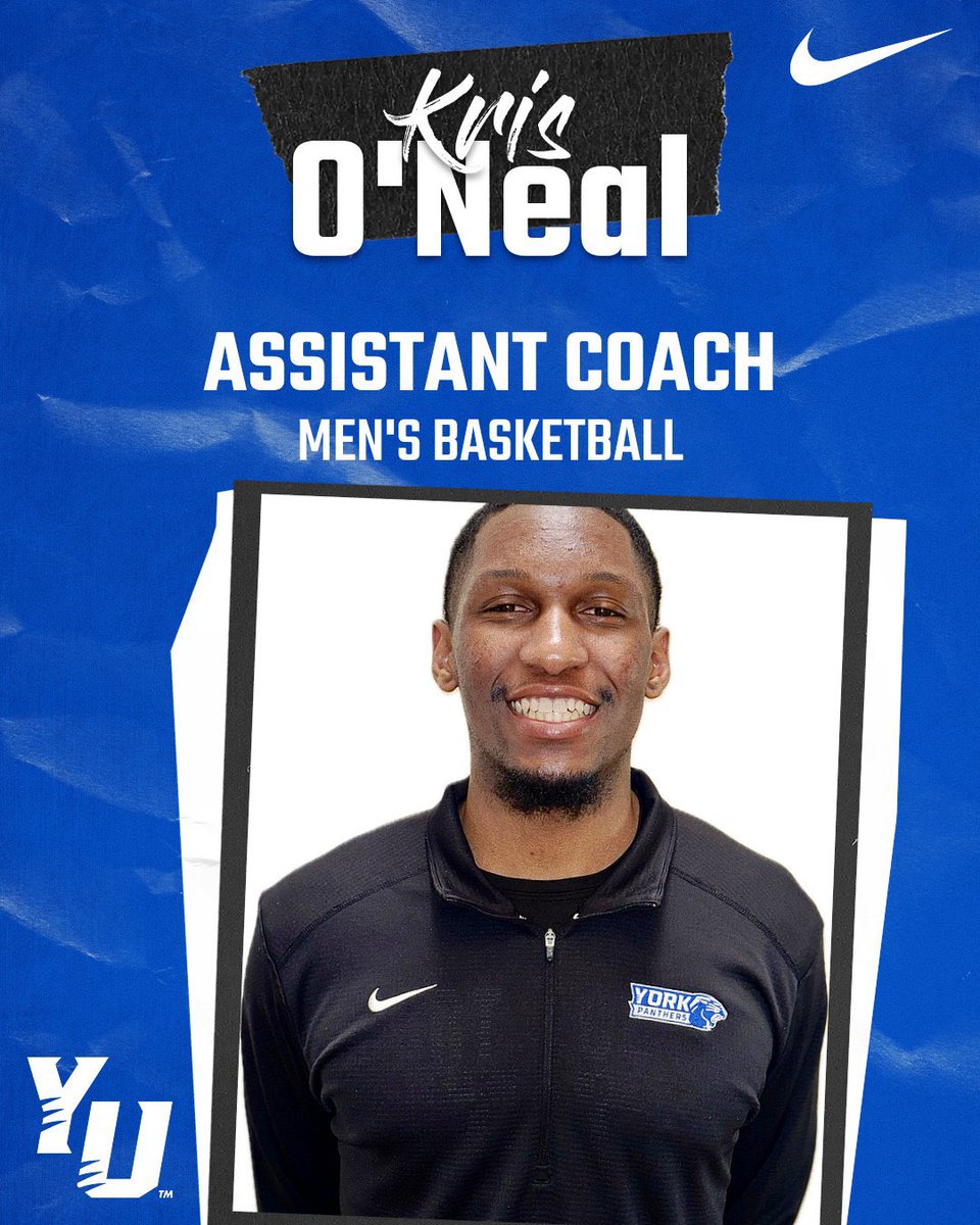 O’Neal named Assistant Men’s Basketball Coach.
