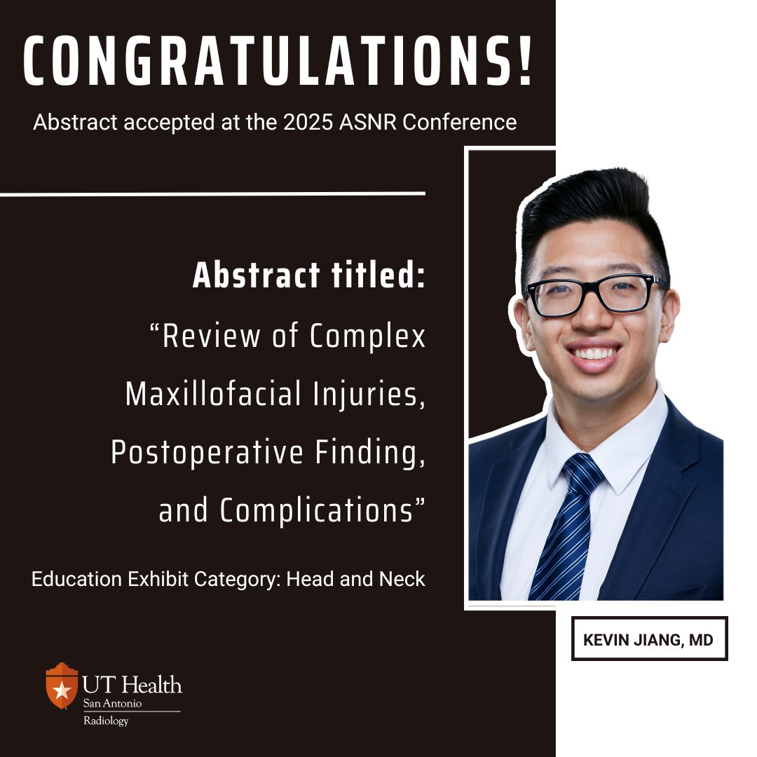 UT Health SA Radiology (@uthealthsarad) on Twitter photo Congratulations Dr. Jiang! We are so proud of your hard work and dedication. Congratulations Dr. Jiang! We are so proud of your hard work and dedication.