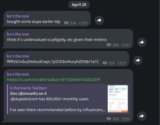 We were bidding before the narrative was even a narrative

Internet Capital Markets.

$DUPE much higher