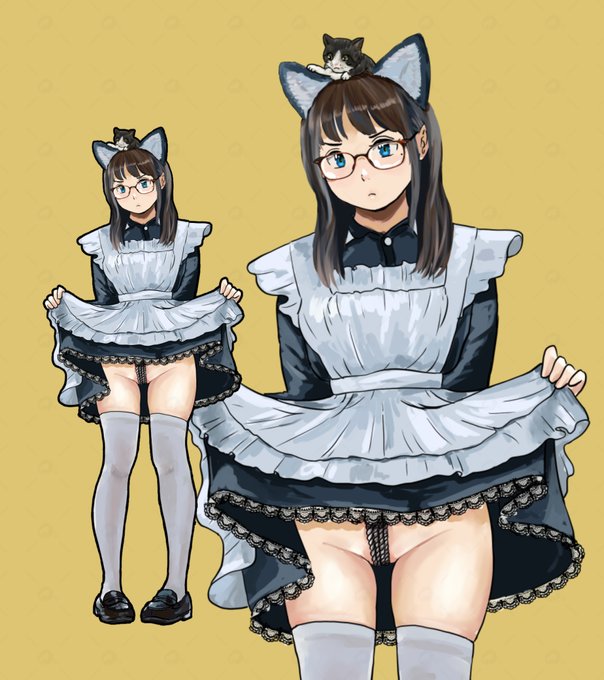 #5月13日はメイドさんの日 #メイドさんの日
縄 