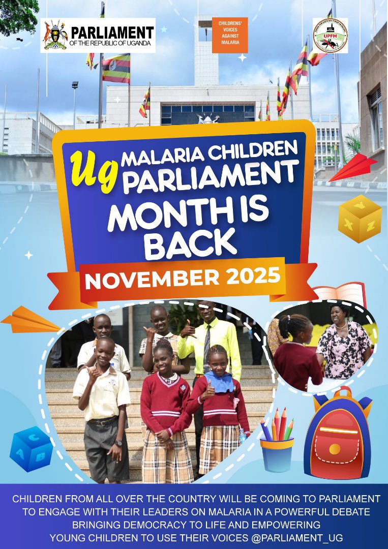 The National Children’s Parliament on Malaria brings children from across Uganda together to raise awareness and call for stronger action and support in the fight against malaria.

#CVAM
#EndMalaria
#MalariaFreeSchools